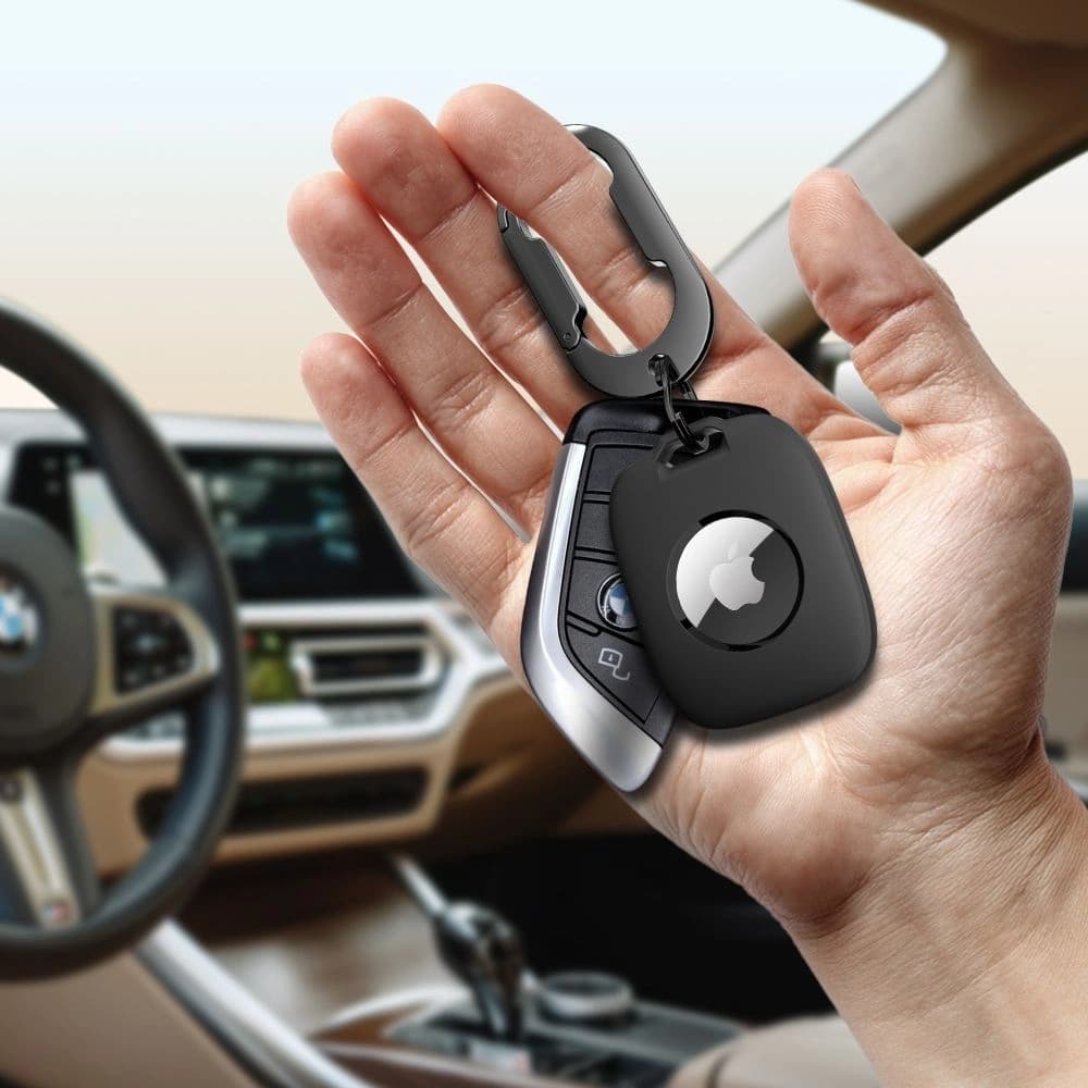 Tech-Protect Velar Apple AirTag 1 / 2 Fekete - 6