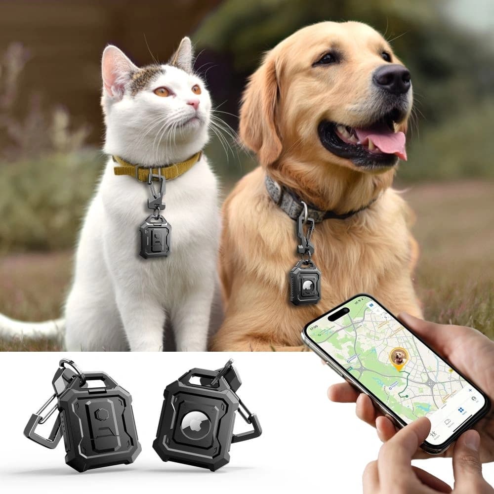 Tech-Protect Kevlar Pro Apple AirTag 1 / 2 Fekete - 5