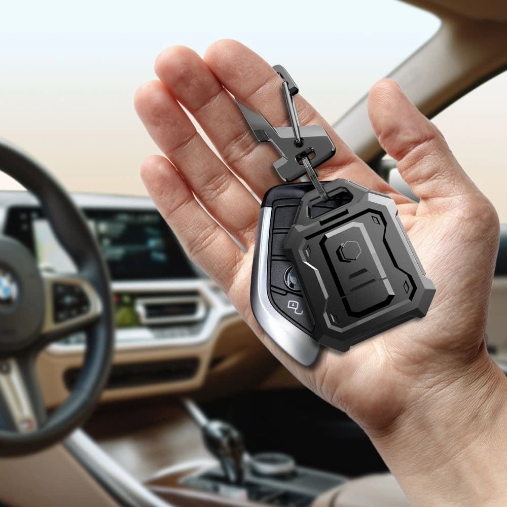 Tech-Protect Kevlar Pro Apple AirTag 1 / 2 Fekete - 6