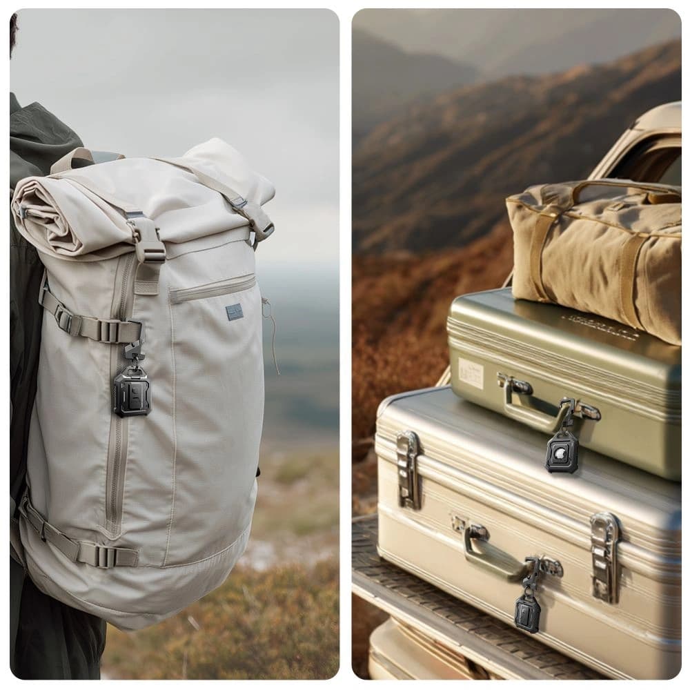 Tech-Protect Kevlar Pro Apple AirTag 1 / 2 Fekete - 7