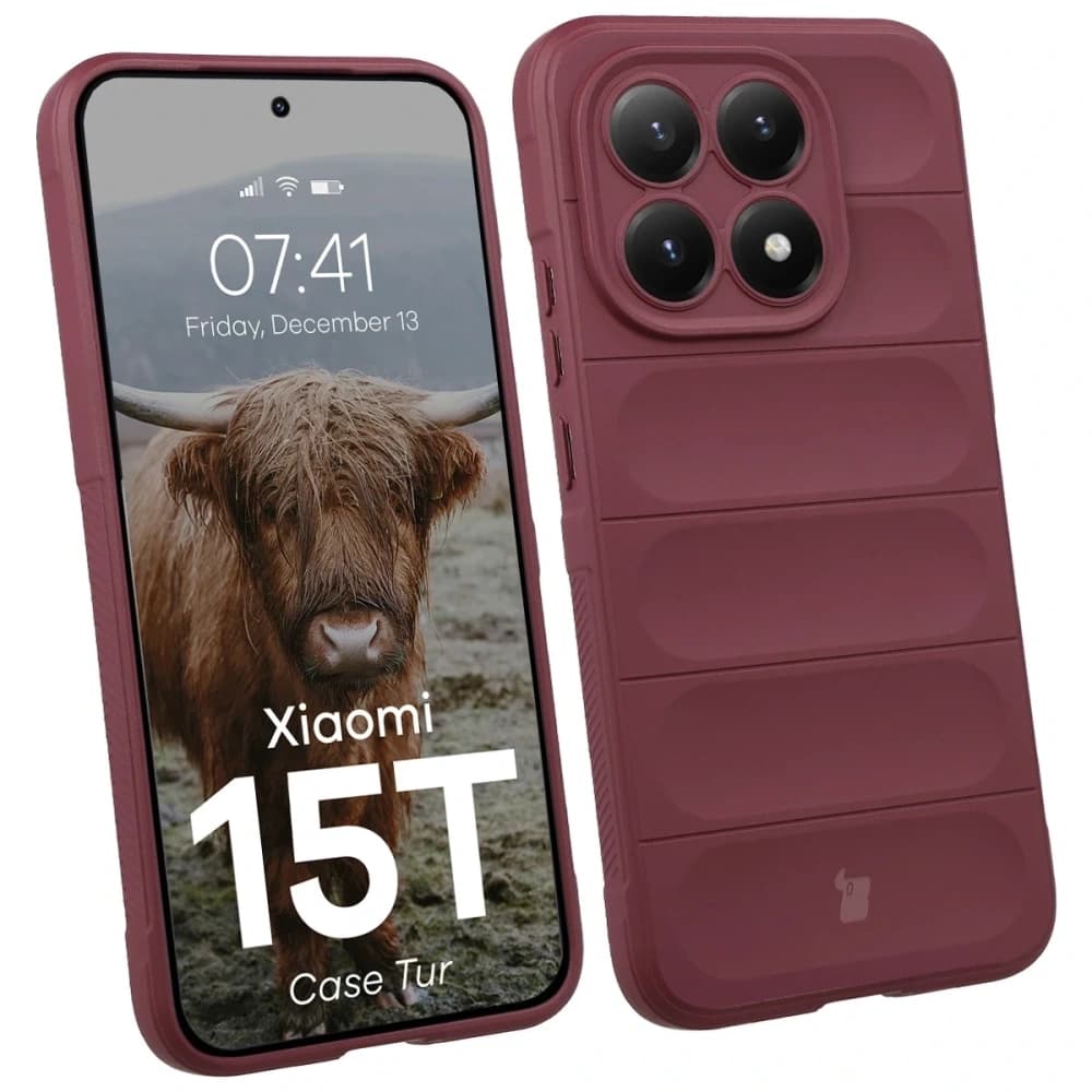 Bizon Case Tur Xiaomi 15T bordó