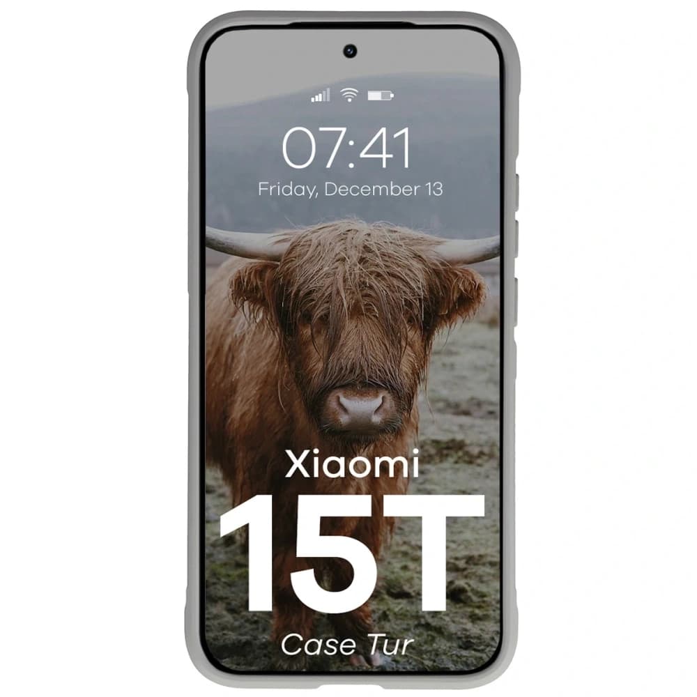 Bizon Case Tur Xiaomi 15T világosszürke - 5