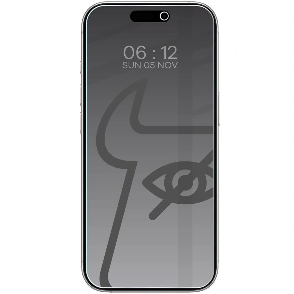 Bizon Glass Clear Shadow Duo Apple iPhone 17 / 17 Pro / 16 Pro tinted [2 PACK] - 3