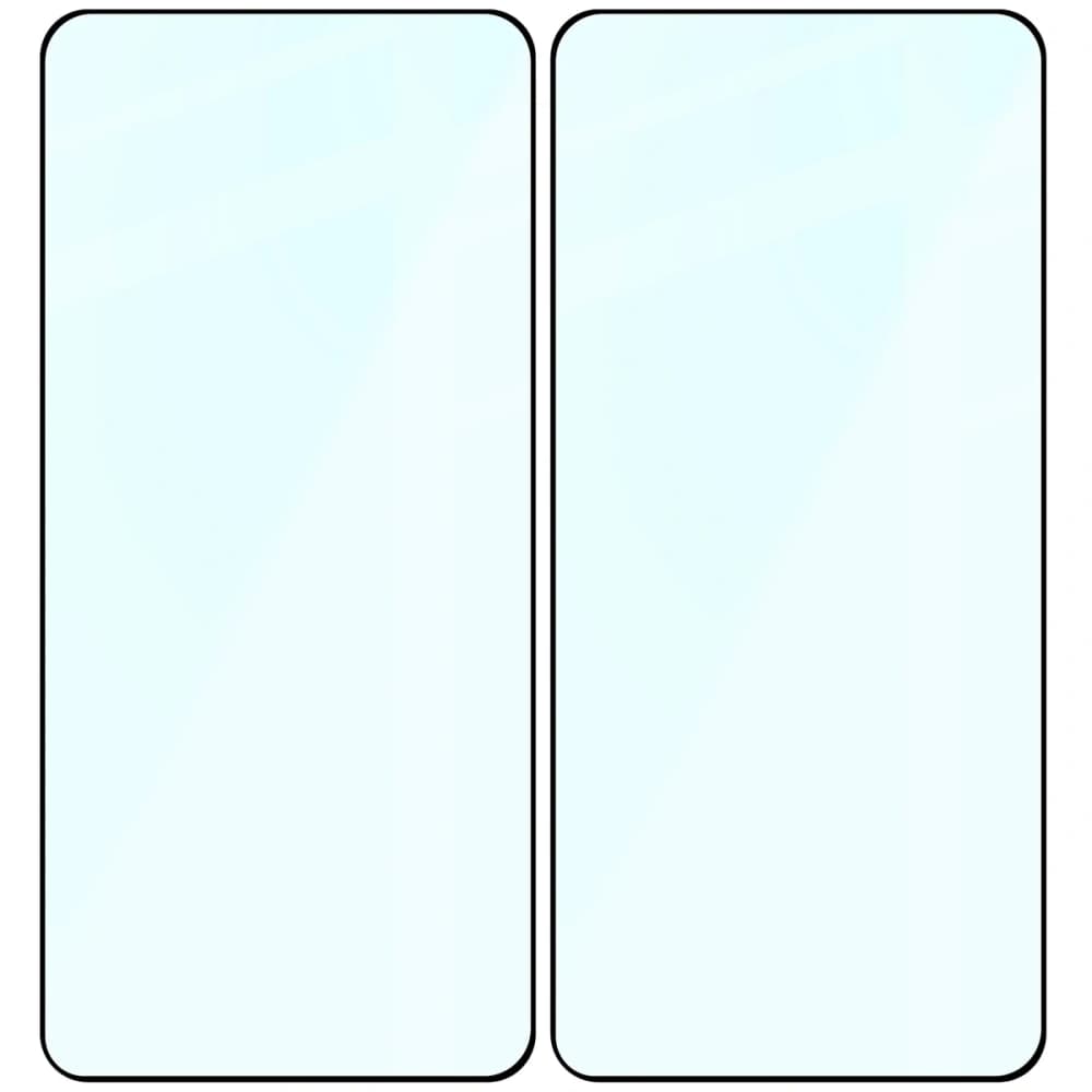 Bizon Glass Edge Duo Samsung Galaxy S25+ Plus / S24+ Plus black frame [2 PACK] - 4