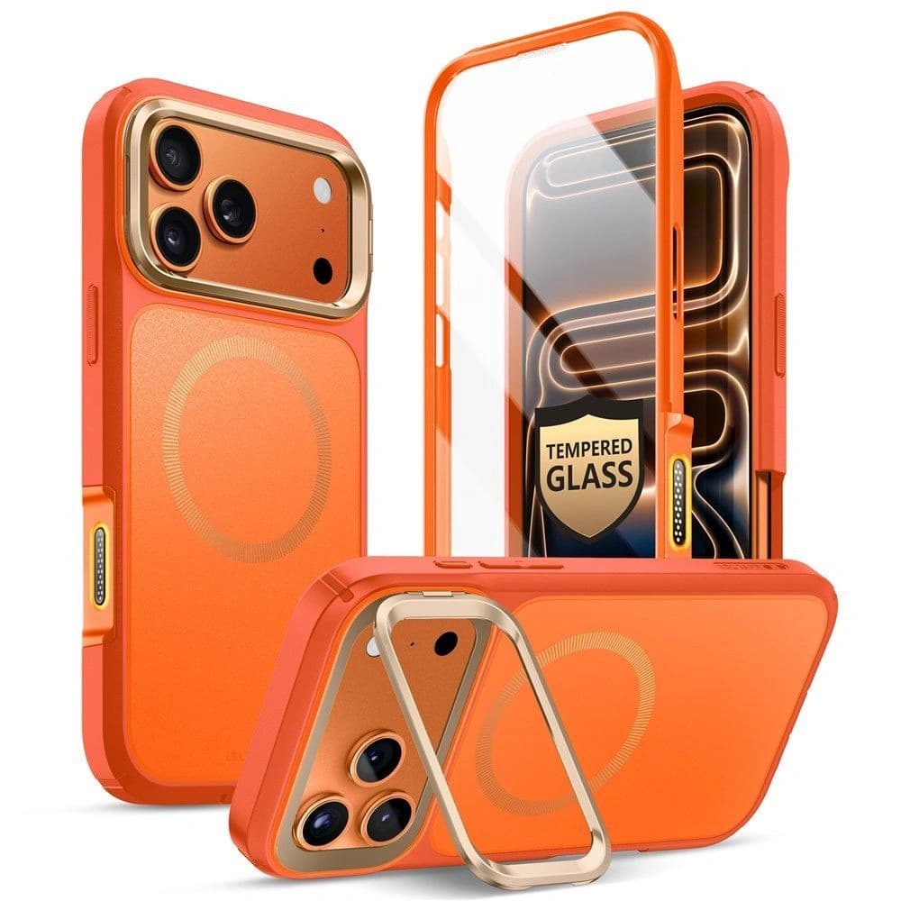 Supcase IBLSN Ares Flip Mag MagSafe Apple iPhone 17 Pro Korálový