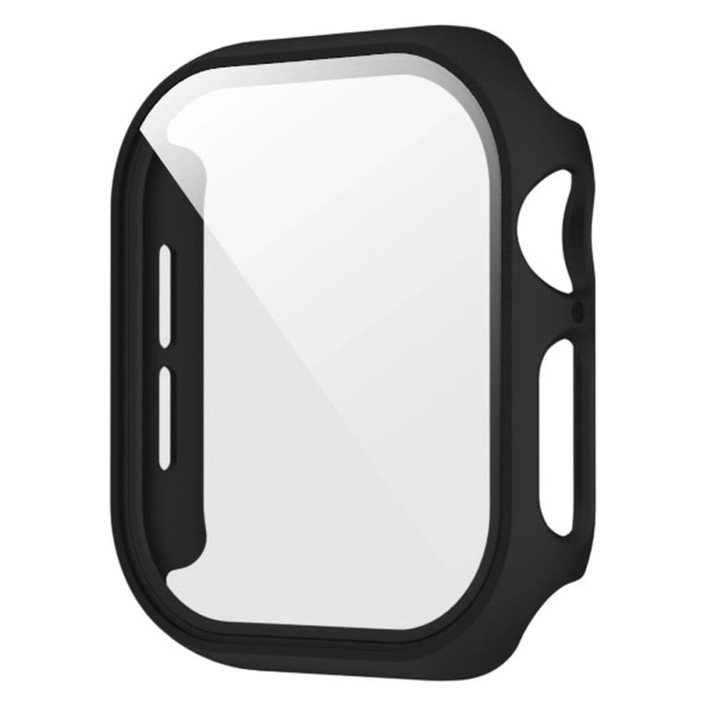 Caz Bizon + Sticlă Ceas Apple Watch SE 3 / SE 2 / SE / 6 / 5 / 4 44mm negru mat - 3