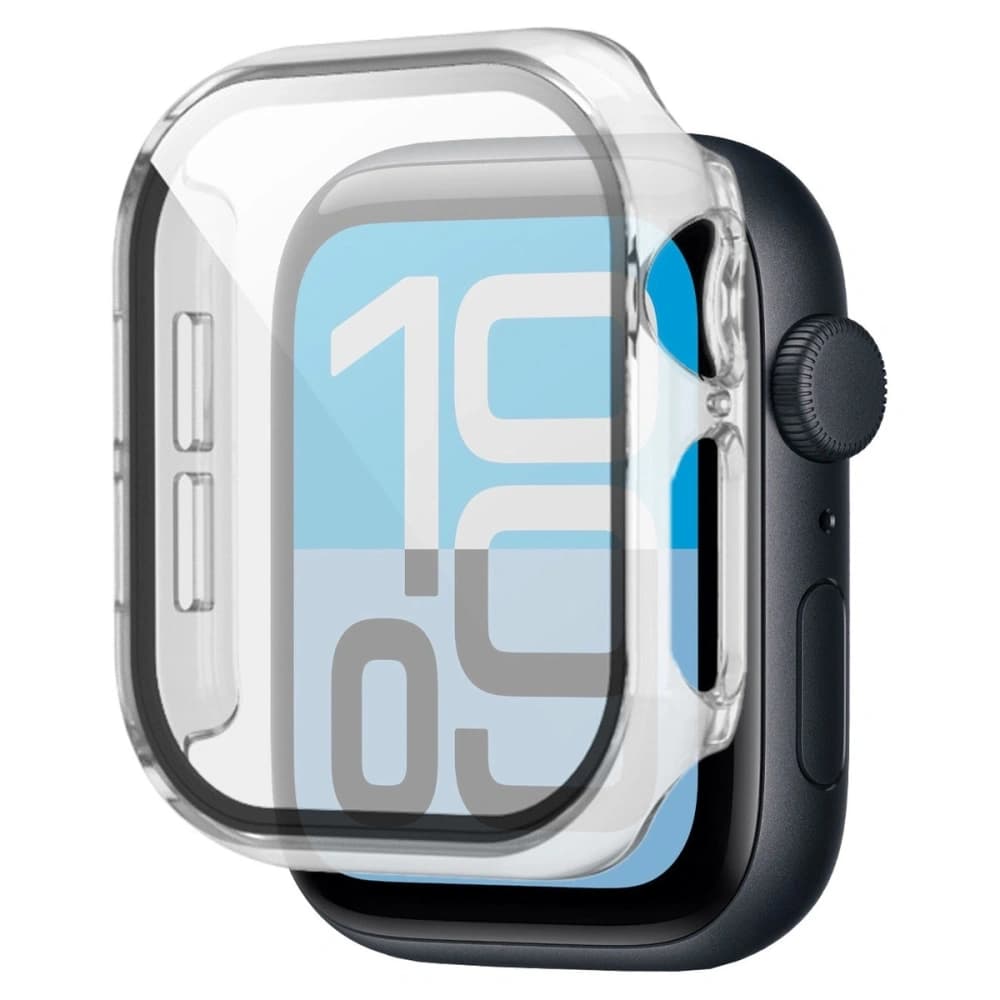 Bizon Case+Glass Hodinky Apple Watch SE 3 / SE 2 / SE / 6 / 5 / 4 44mm čiré - 5