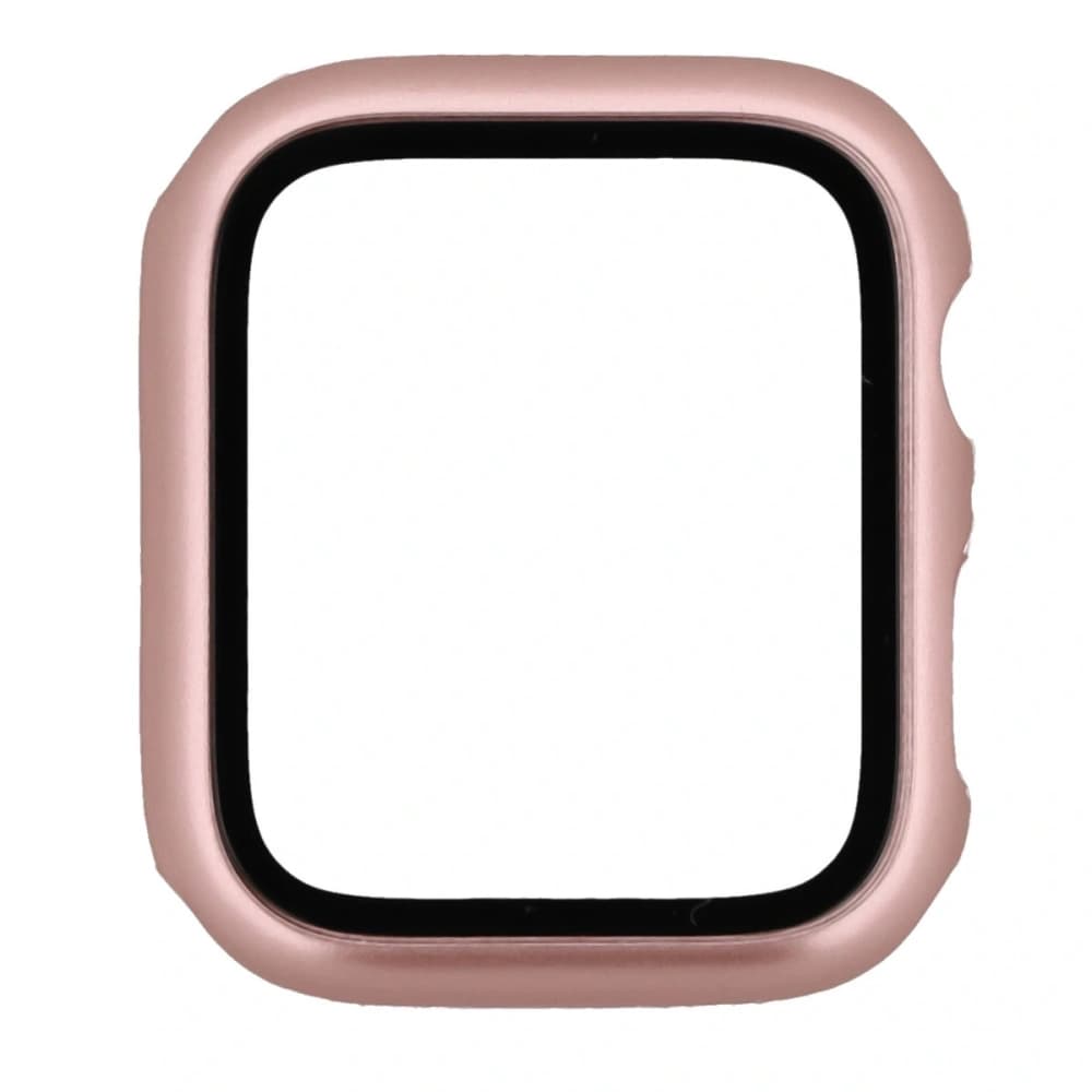 Bizon Case+Glass Hodinky Apple Watch SE 3 / SE 2 / SE / 6 / 5 / 4 44mm růžové zlato - 8