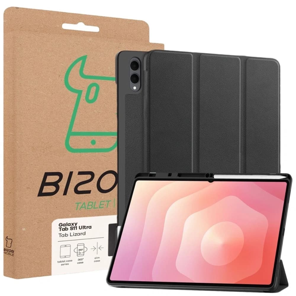 Bizon Case Tab Lizard Samsung Galaxy Tab S11 Ultra černý - 9