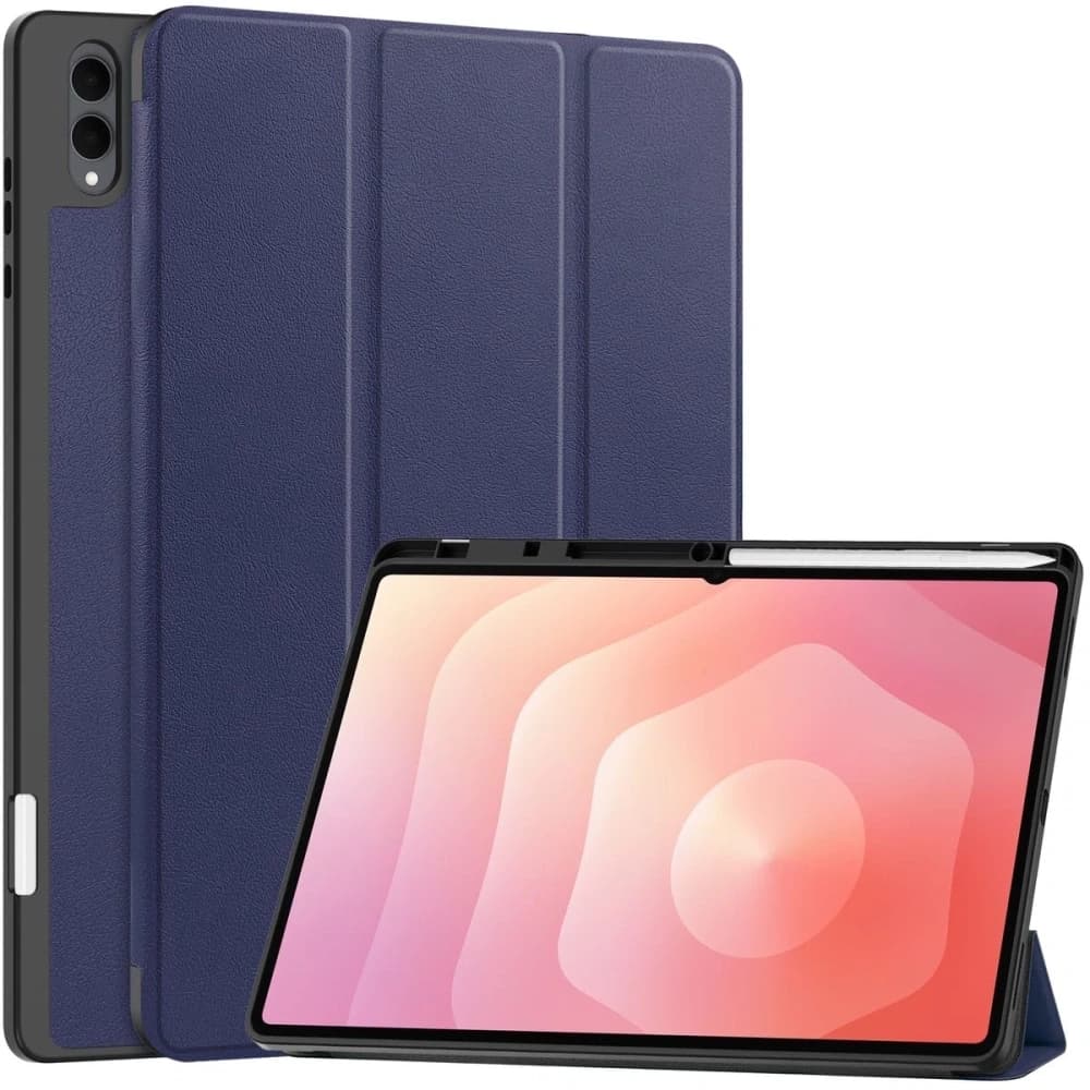 Husa Bizon Tab Lizard pentru Samsung Galaxy Tab S11 Ultra albastru marin - 1