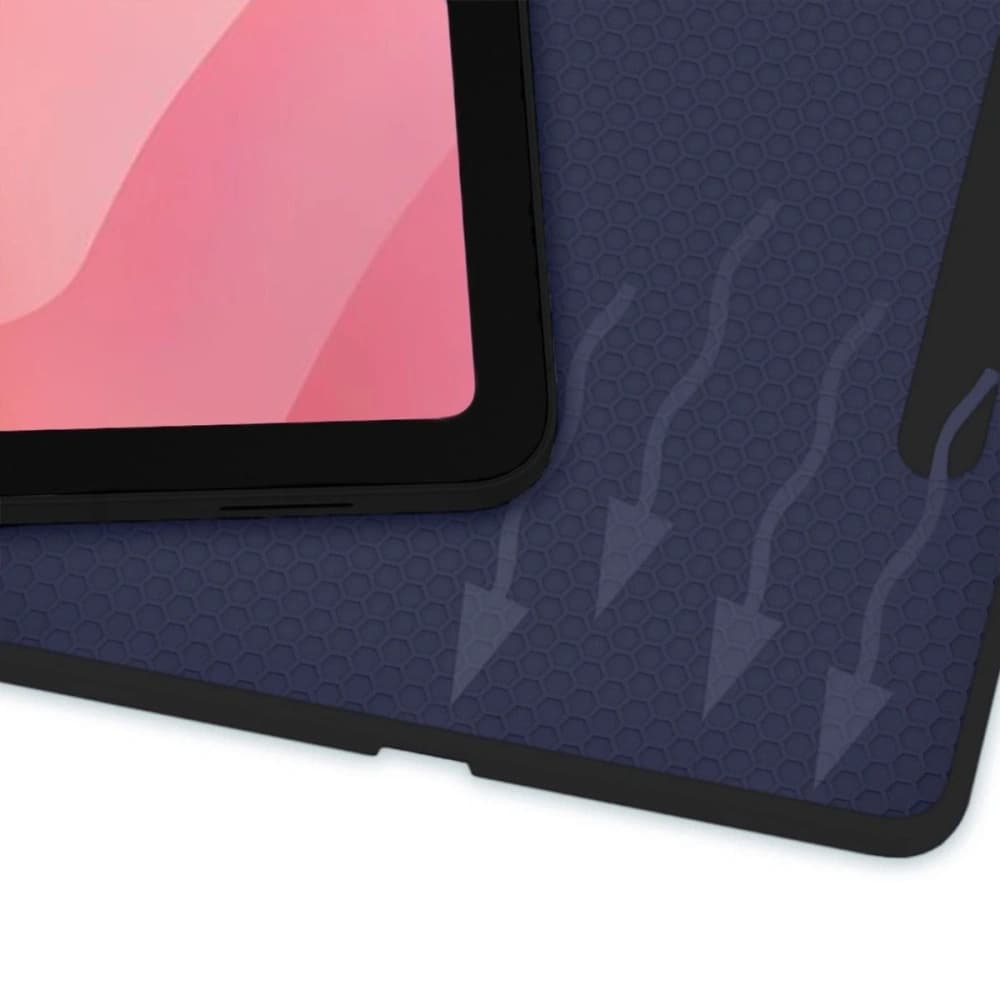 Husa Bizon Tab Lizard pentru Samsung Galaxy Tab S11 Ultra albastru marin - 4