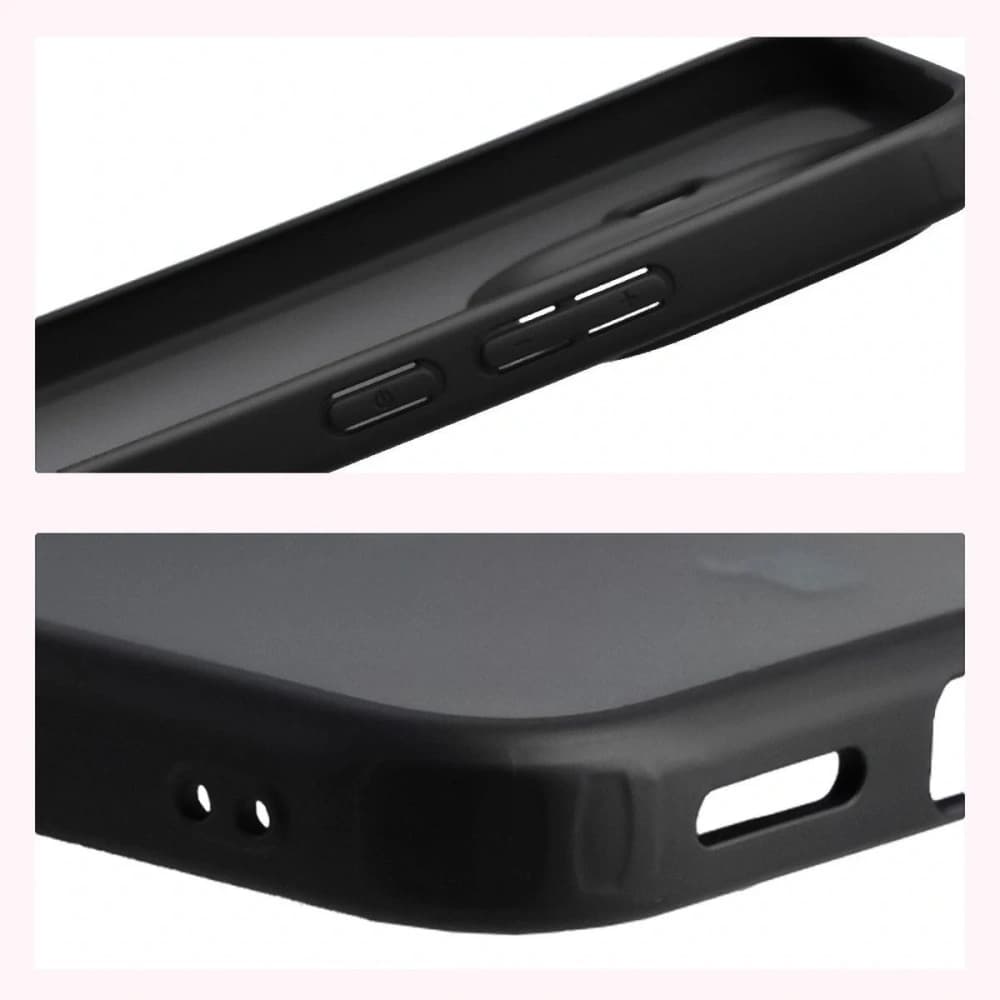 Bizon Case Angelo Xiaomi 15T Pro rauchig mit schwarzem Rahmen - 4