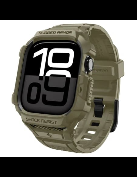 Spigen Rugged Armor Pro V2 Apple Watch 10 / 11 46mm Vintage Khaki
