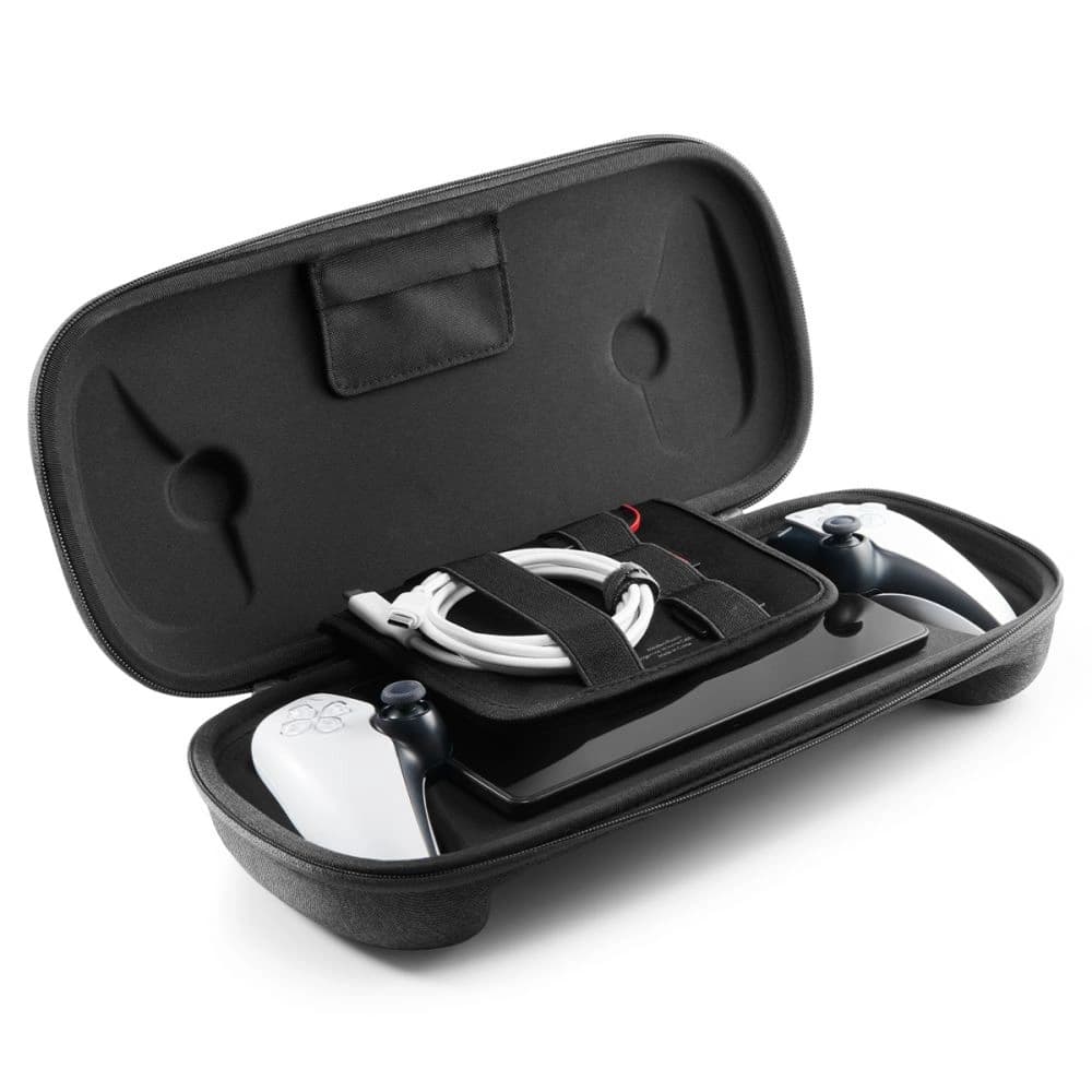 Spigen Klasden Pouch Sony Playstation Portal Remote Šedá uhlová - 9