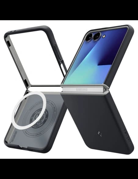 Spigen Nano Pop Mag MagSafe Samsung Galaxy Z Flip 7 Black Sesame