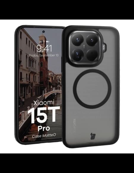 Bizon Case MatteO Magnetic Xiaomi 15T Pro kouřově černý