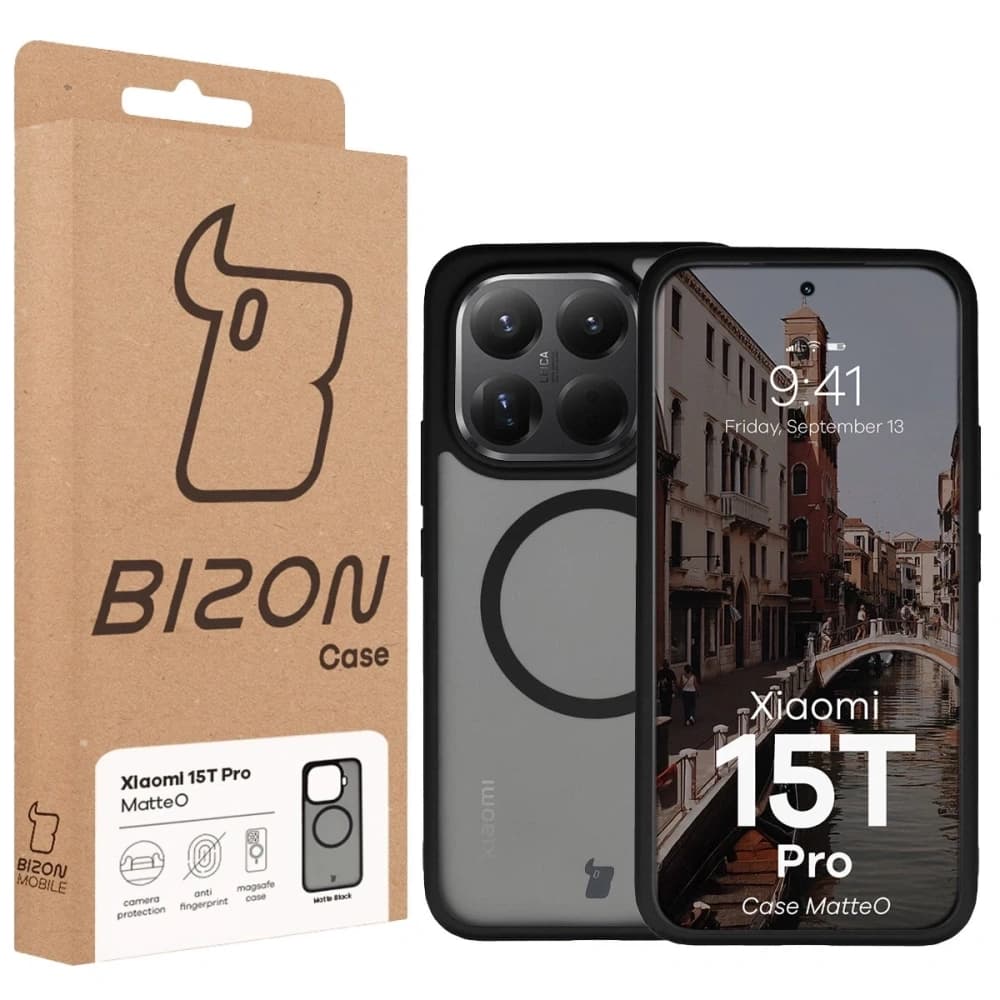 Bizon Case MatteO Magnetic Xiaomi 15T Pro kouřově černý - 7