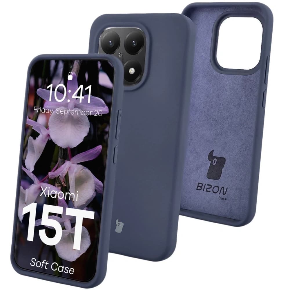 Bizon Soft Case Xiaomi 15T sötétkék