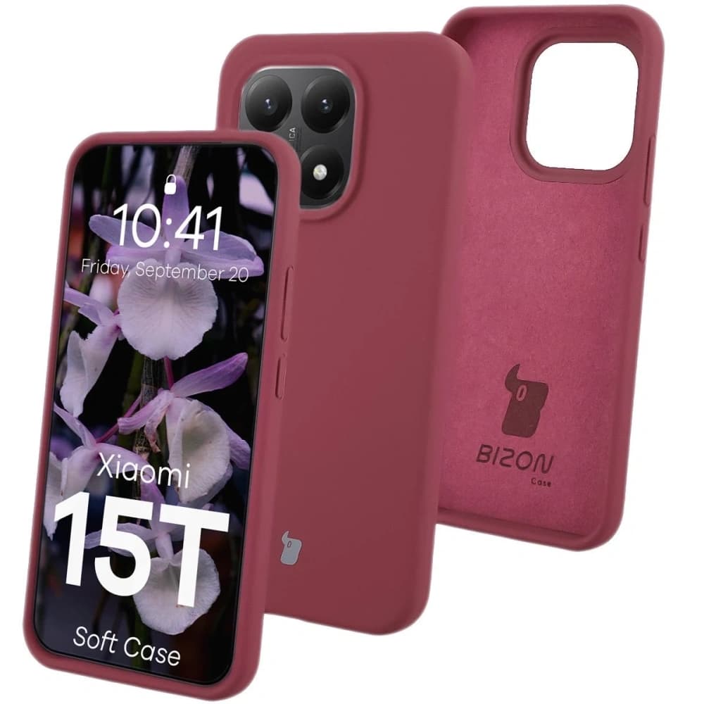 Bizon Soft Case Xiaomi 15T sötétlila