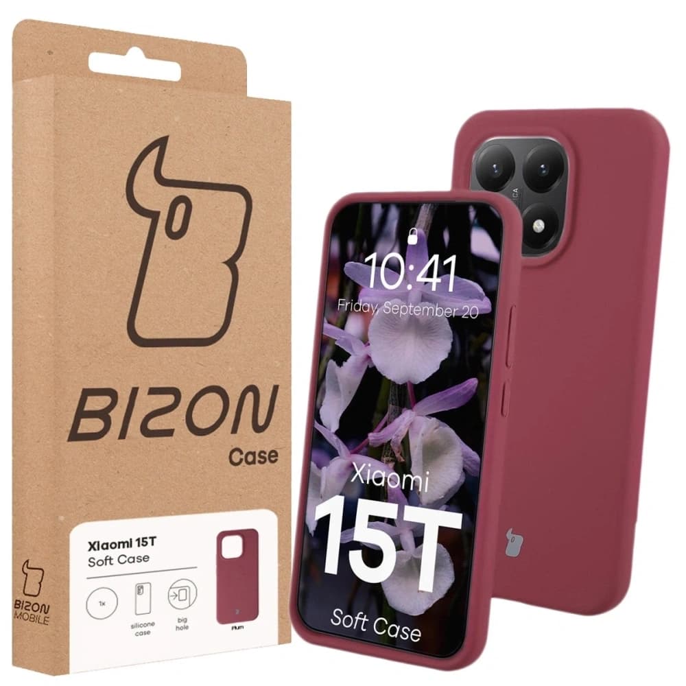 Bizon Soft Case Xiaomi 15T sötétlila - 7