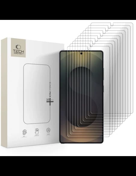 Tech-Protect Bundle Glass Samsung Galaxy S25 Ultra Čirý [10 BALENÍ]