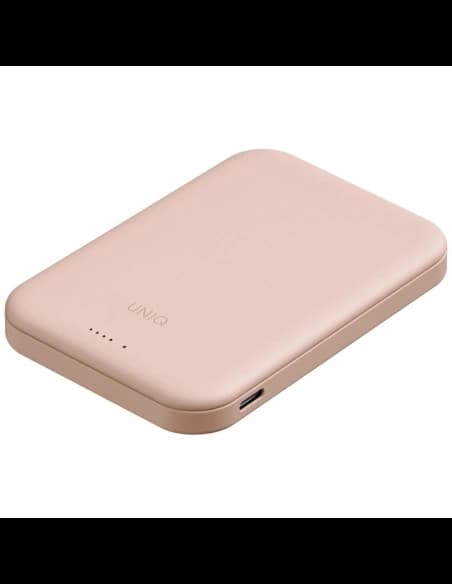 Powerbank UNIQ Lyden Lexa Magnetic 5000mAh PD USB-C MagSafe różowy