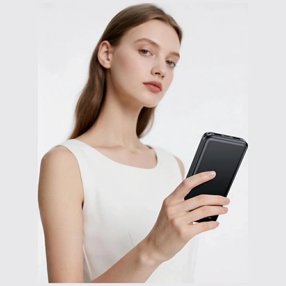 Powerbank USAMS PB83 2xUSB-A, USB-C 10000mAh biały - 4