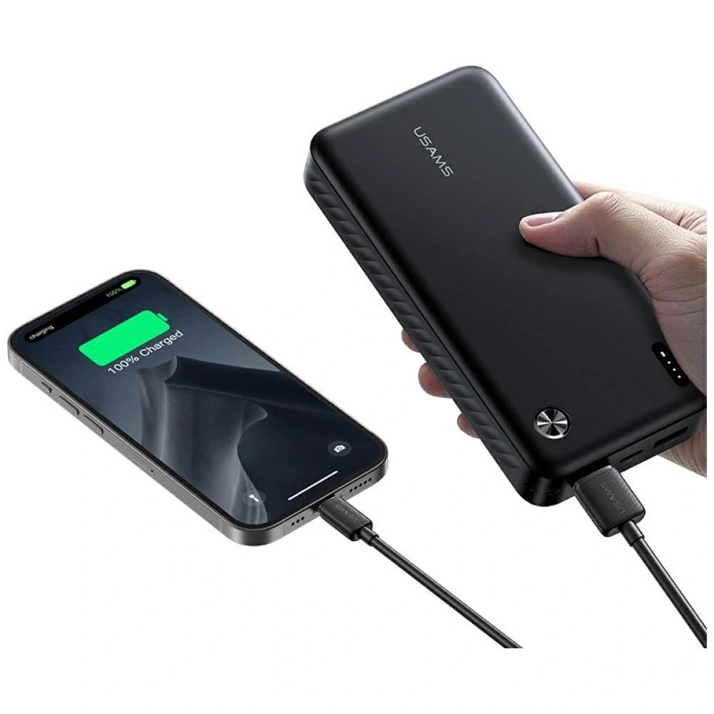 Powerbank USAMS PB83 2xUSB-A, USB-C 20000mAh biały - 6