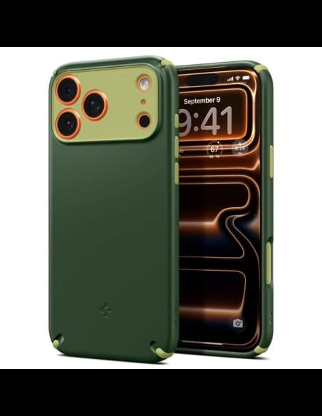 Spigen Nano Pop Hybrid Mag MagSafe tok Apple iPhone 17 Pro Avo Zöld