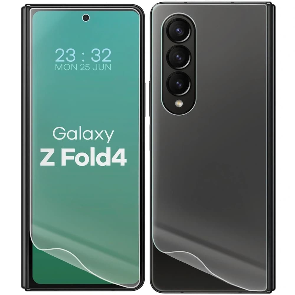Folie hydrogelová na zadní a přední část Bizon Glass Hydrogel Pack pro Samsung Galaxy Z Fold4 - 5