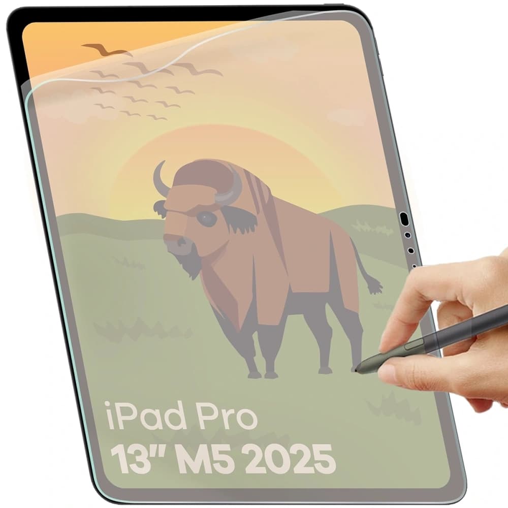 Folie mată Bizon Glass Tab Film Sun pentru Apple iPad Pro 13" M5 2025 - 5