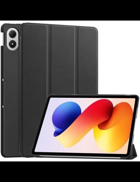 Etui mit Klappe Bizon Case Tab Croc für Xiaomi Redmi Pad 2 Pro schwarz