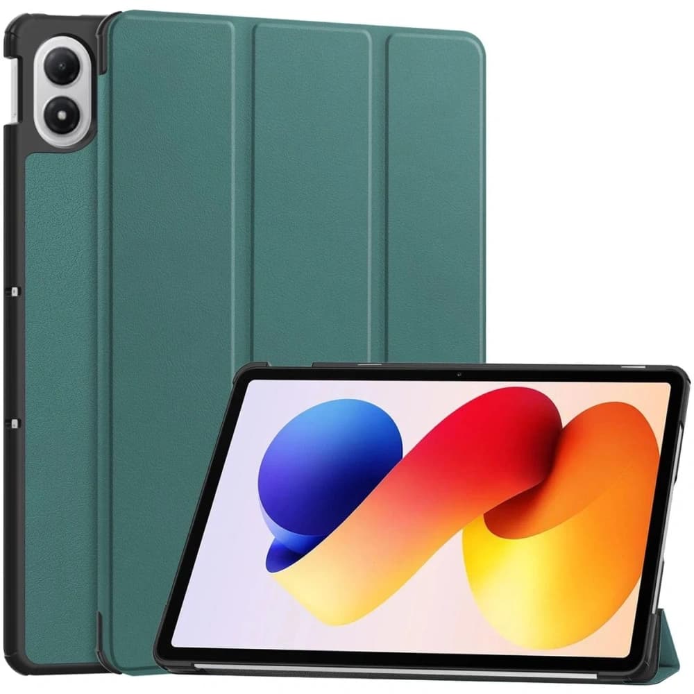 Etui mit Klappe Bizon Case Tab Croc für Xiaomi Redmi Pad 2 Pro dunkelgrün - 1