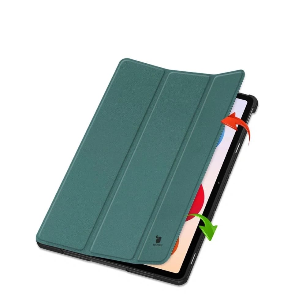 Etui mit Klappe Bizon Case Tab Croc für Xiaomi Redmi Pad 2 Pro dunkelgrün - 6