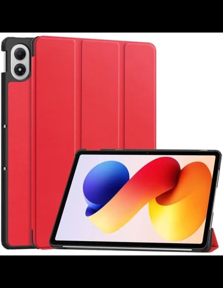 Etui mit Klappe Bizon Case Tab Croc für Xiaomi Redmi Pad 2 Pro rot