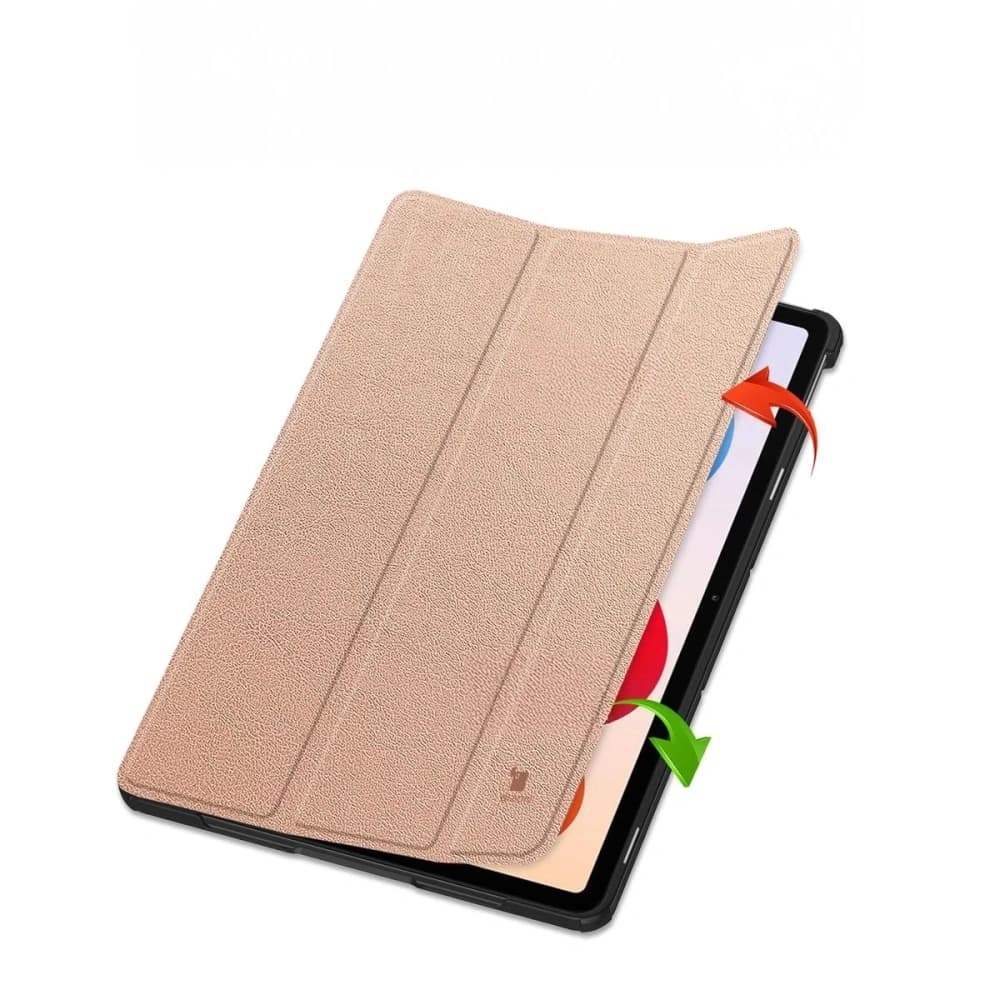 Etui s klapkou Bizon Case Tab Croc pro Xiaomi Redmi Pad 2 Pro růžovo-zlaté - 6