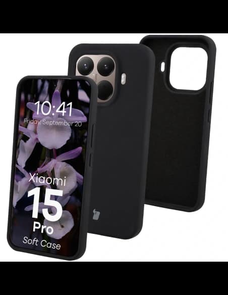 Silikonové etui Bizon Soft Case pro Xiaomi 15T Pro černé
