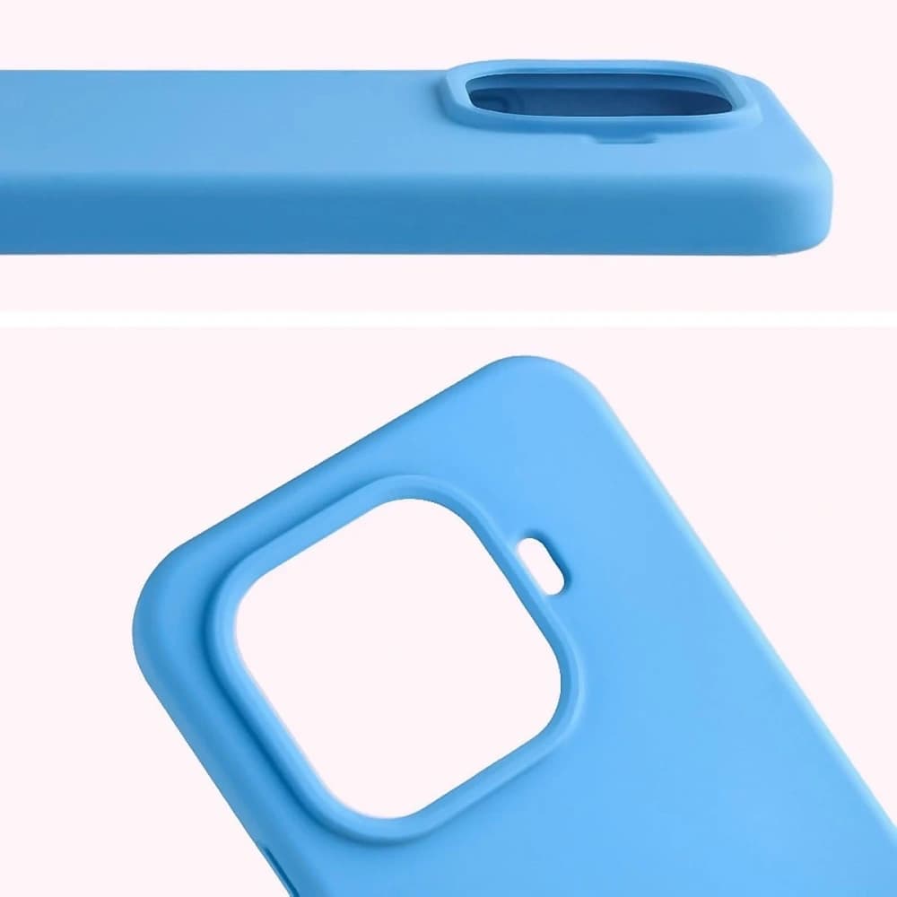 Silikonové etui Bizon Soft Case pro Xiaomi 15T Pro modré - 5