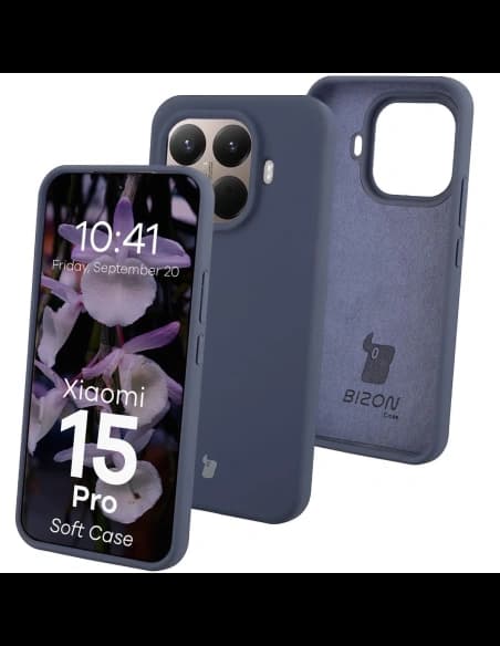 Silikonové etui Bizon Soft Case pro Xiaomi 15T Pro tmavě modré