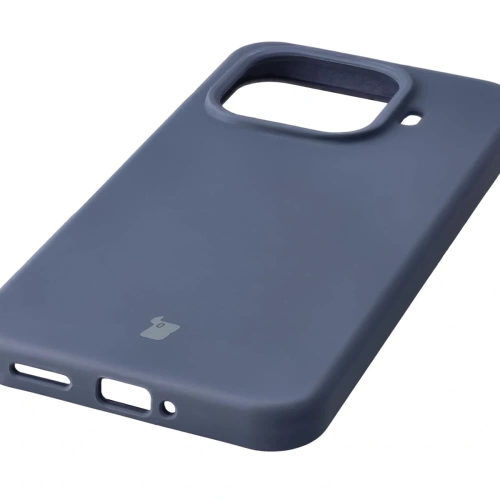 Silikonové etui Bizon Soft Case pro Xiaomi 15T Pro tmavě modré - 3