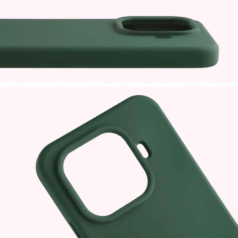 Silikonové etui Bizon Soft Case pro Xiaomi 15T Pro tmavě zelené - 5