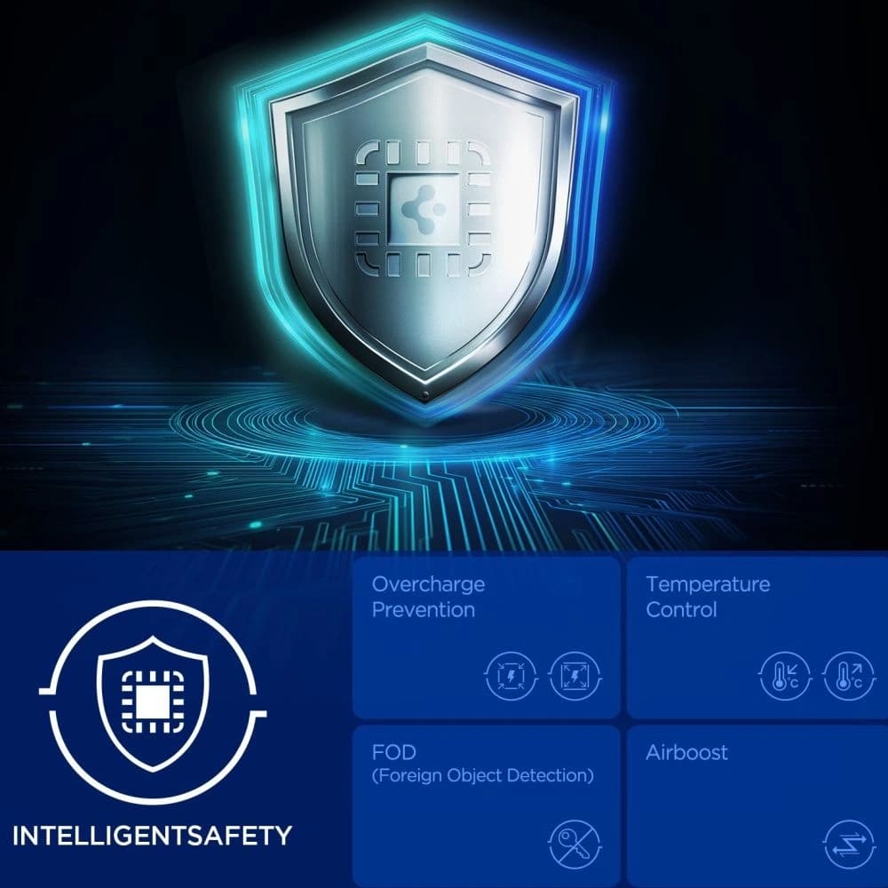 Spigen Essential EV25MFAQ Qi2.2 Peltier Magnetische MagSafe Belüftungs-Autohalterung Drahtloses Ladegerät Schwarz - 7