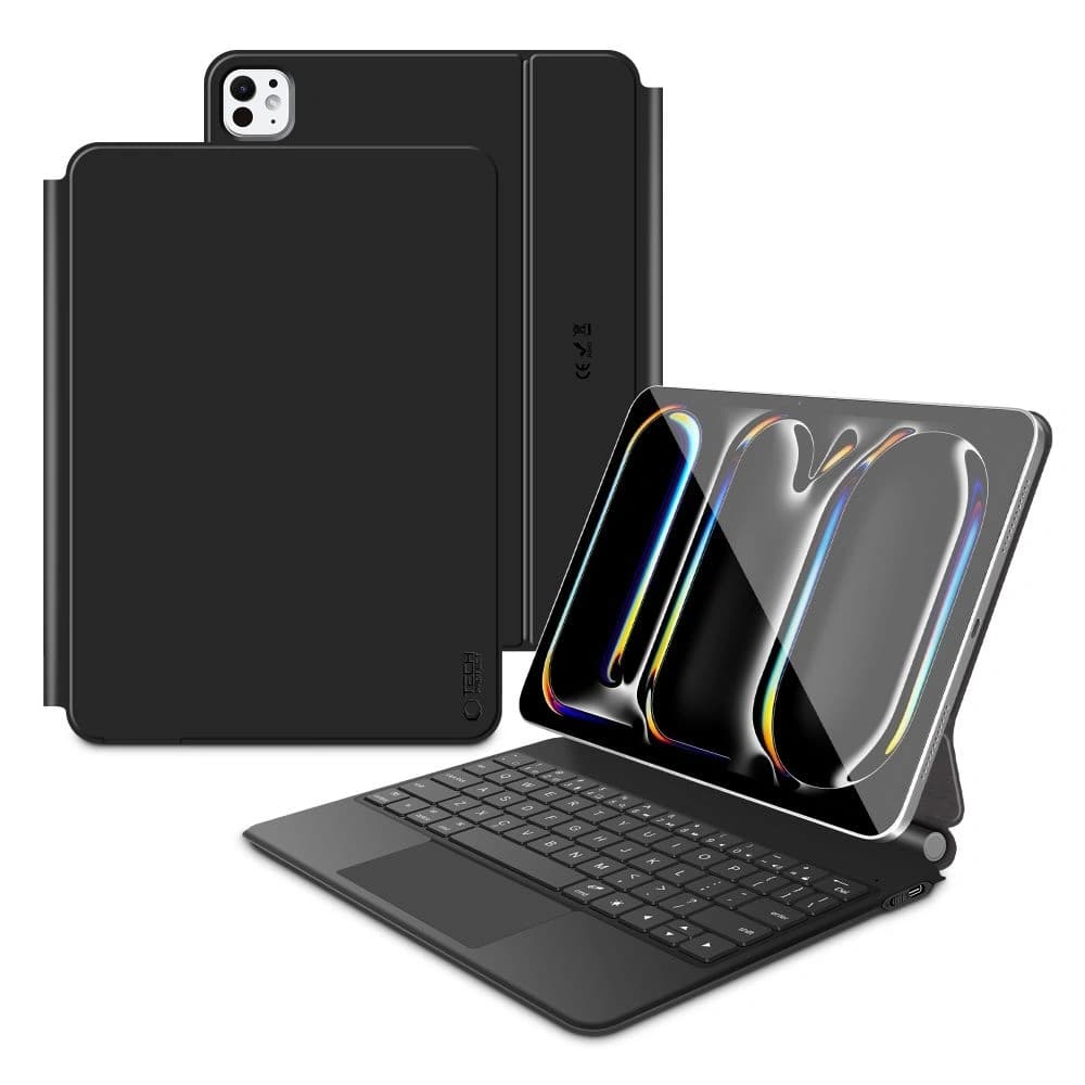 Tech-Protect SmartCase Magnetic + Tastatură Apple iPad Pro 13” 2024/2025 Negru - 1