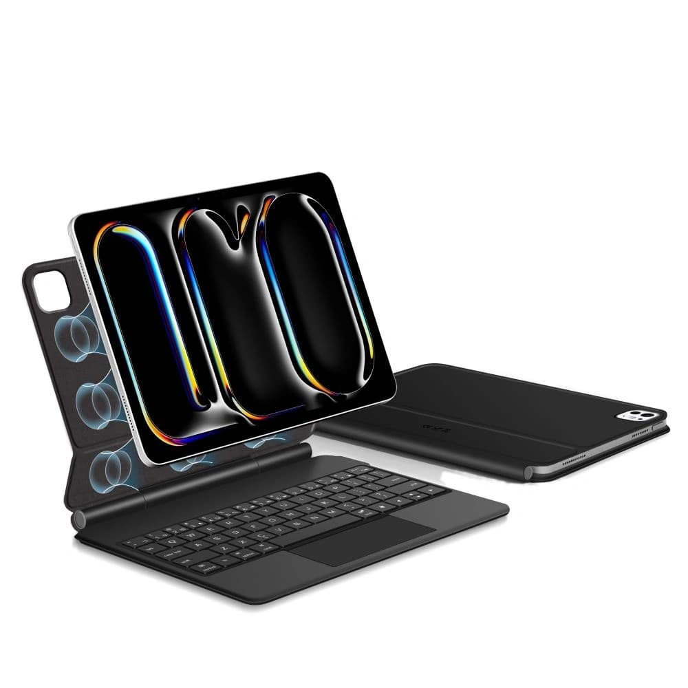 Tech-Protect SmartCase Magnetic + Tastatură Apple iPad Pro 13” 2024/2025 Negru - 5