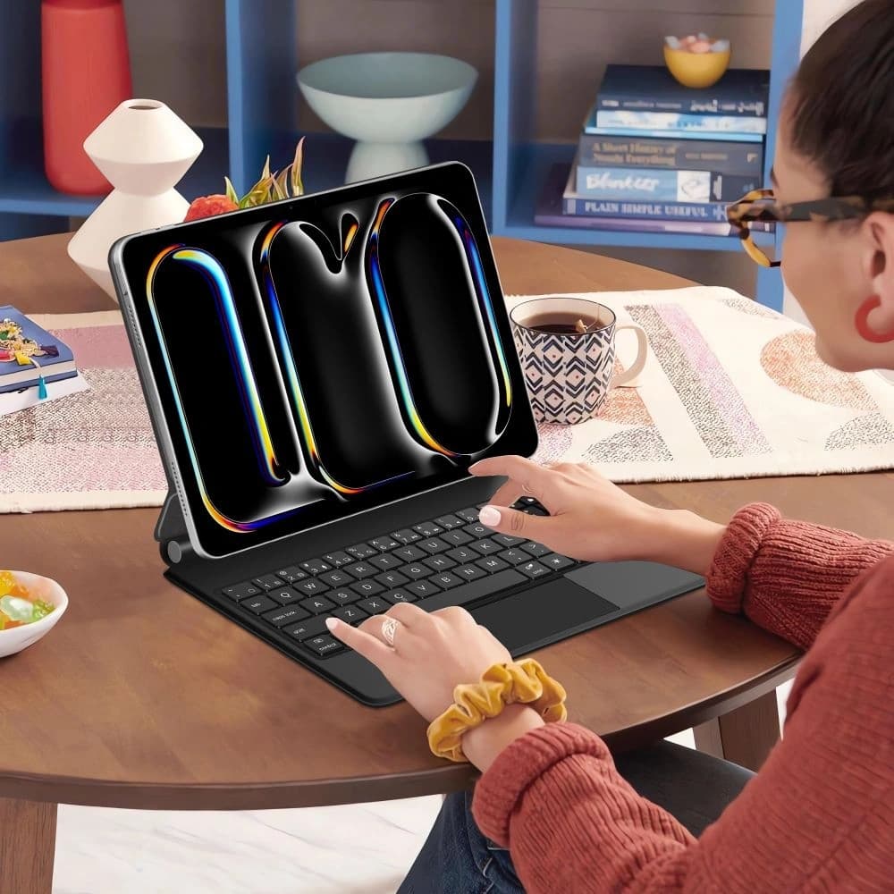 Tech-Protect SmartCase Magnetic + Tastatură Apple iPad Pro 13” 2024/2025 Negru - 10