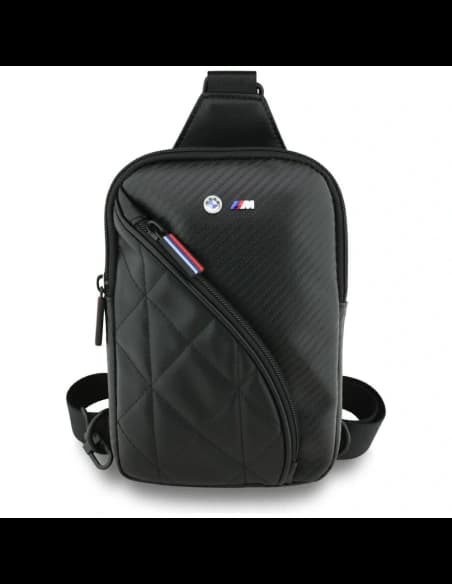 Torebka na telefon BMW Carbon Pocket&Metal Logo Crossbody czarny
