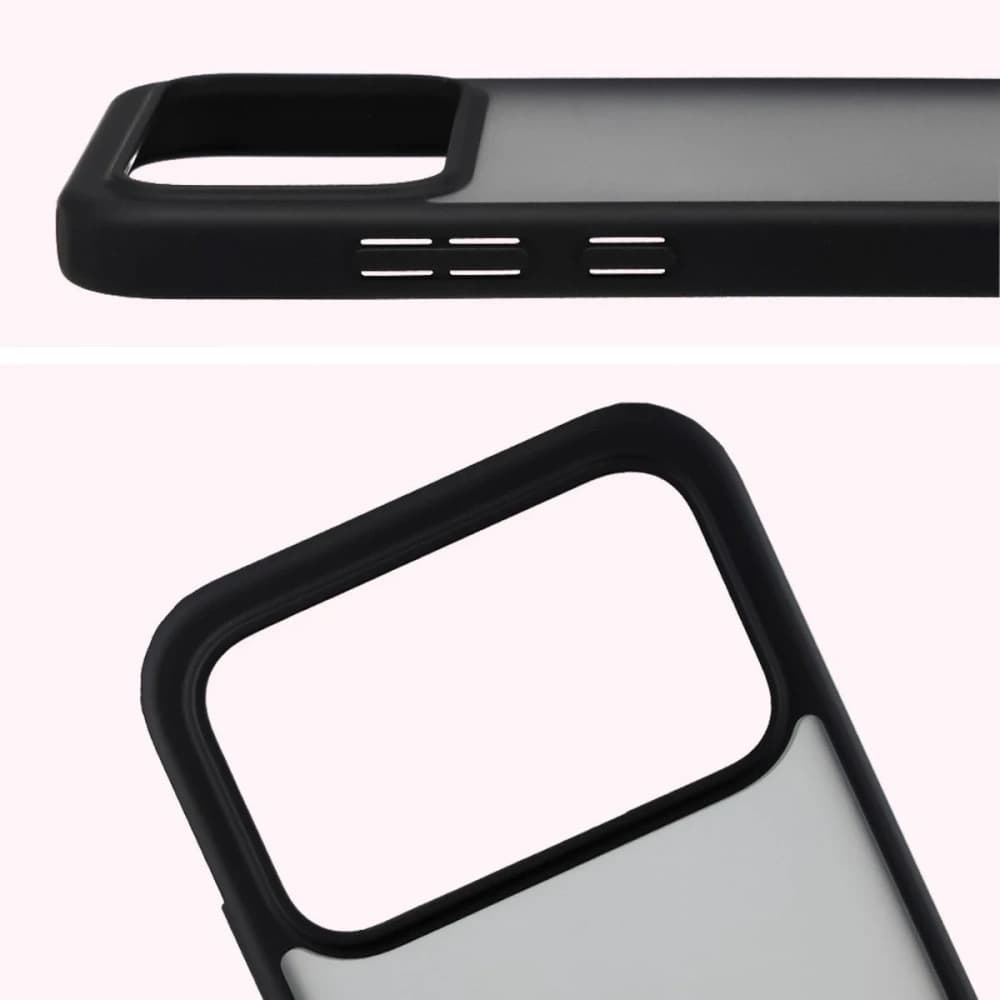 Bizon Case Angelo Xiaomi POCO F8 Pro rauchig mit schwarzem Rahmen - 3