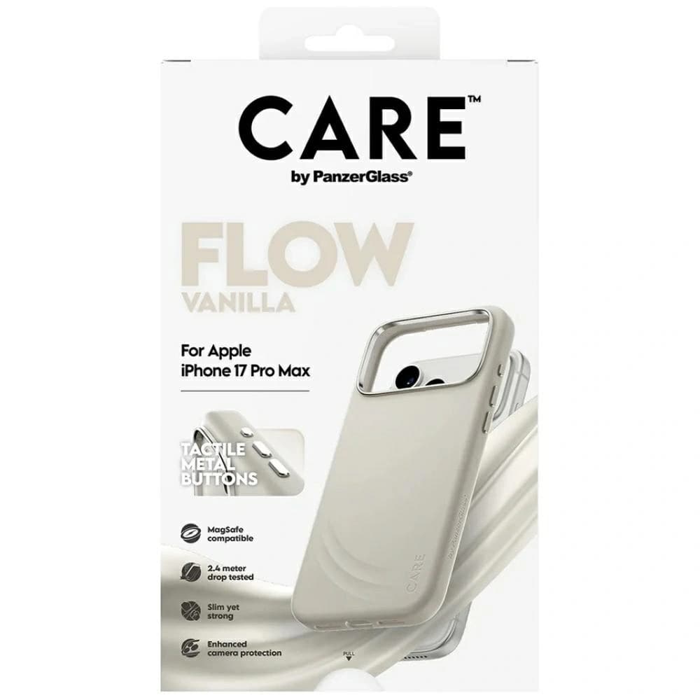 CARE od PanzerGlass FLOW MagSafe Apple iPhone 17 Pro Max vanilka - 4