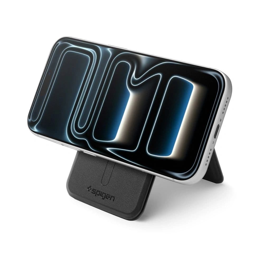Spigen S314-3 Slim Fold Tripod MagSafe Universal Magnetic Card Holder Negru - 10