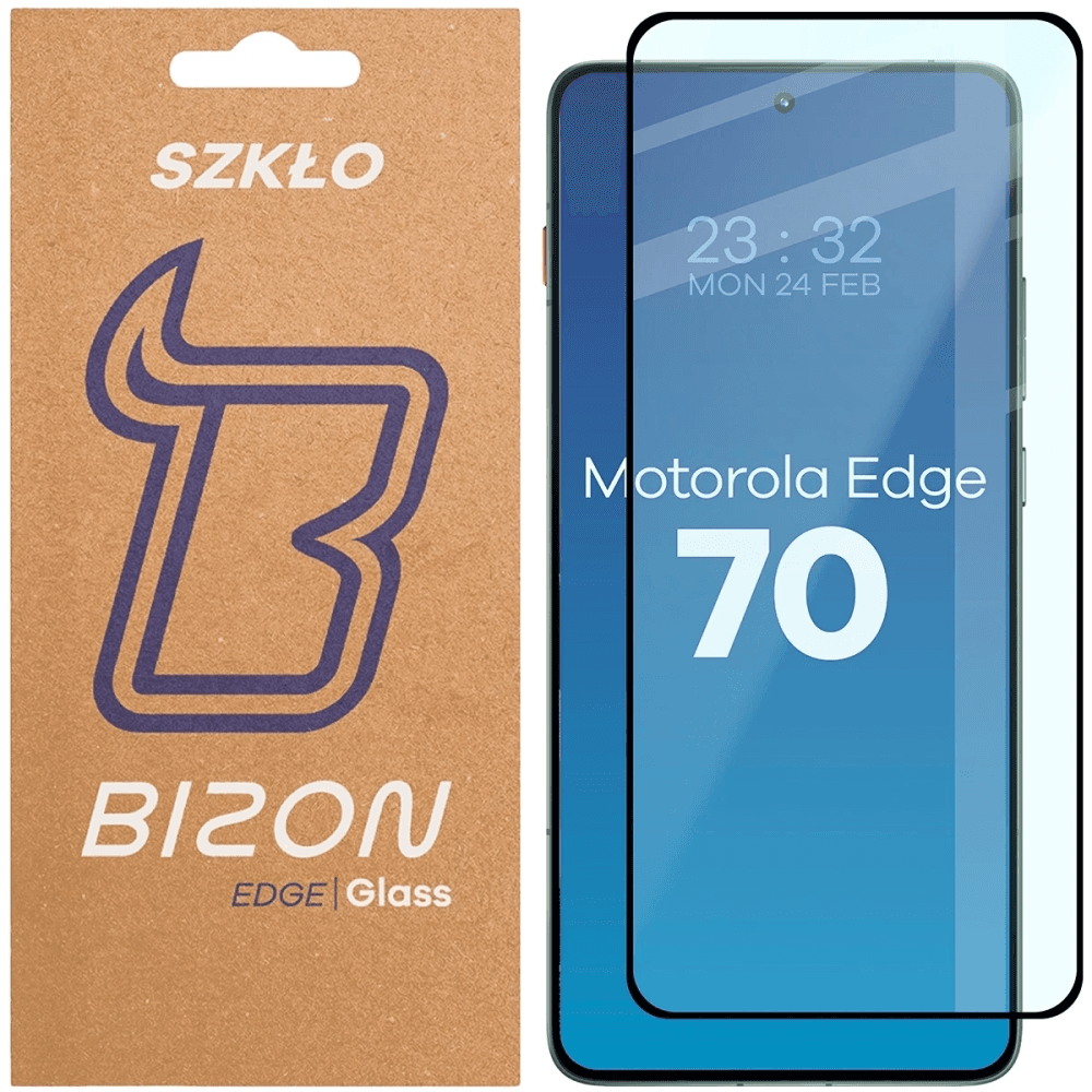 Bizon Glass Edge 2 Motorola Edge 70 cadru negru